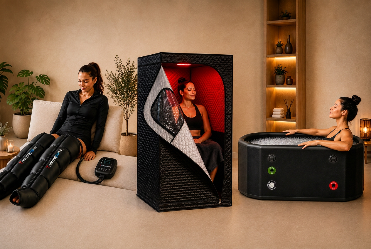 Espace de récupération ThermaPulse à domicile